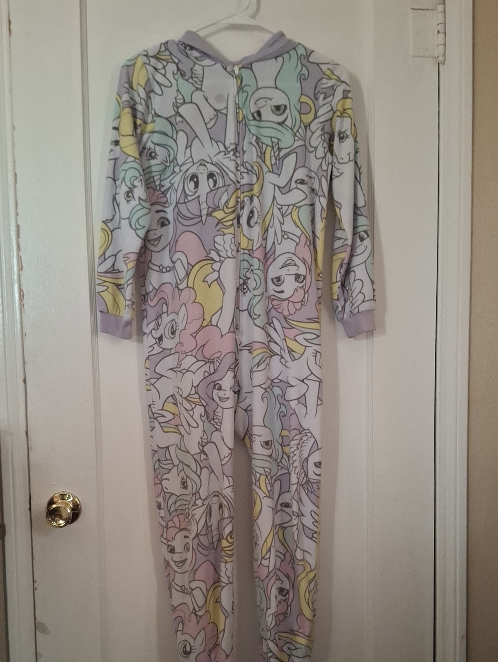 My Little Pony Pastel Character Hooded One-Piece - Lavender, Pink, Yellow, Mint